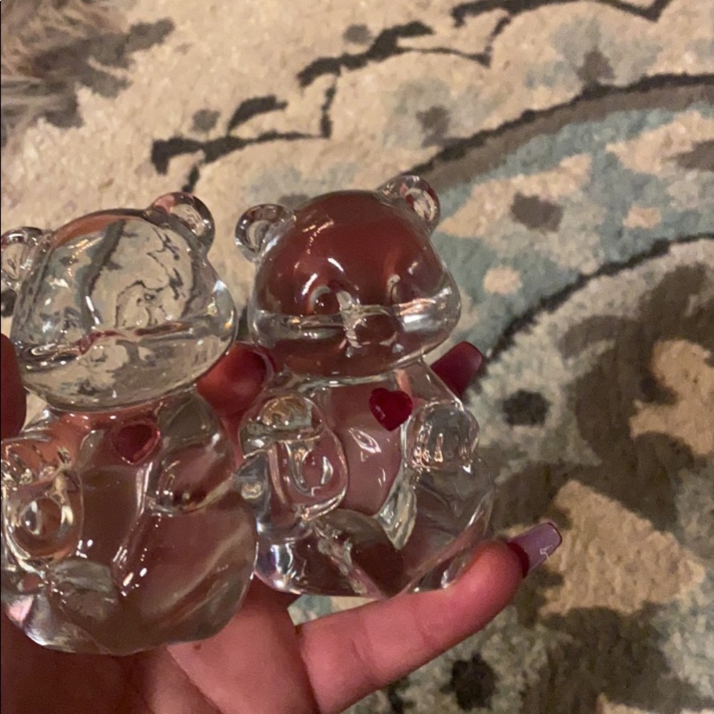 Fenton heart bears set of 2